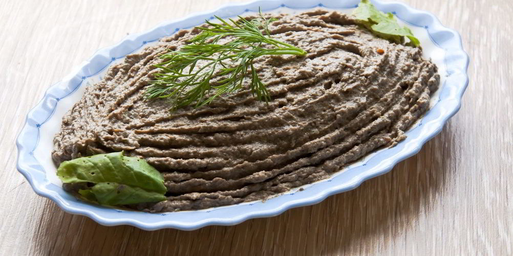 Рецепт печеночный паштет с грибами