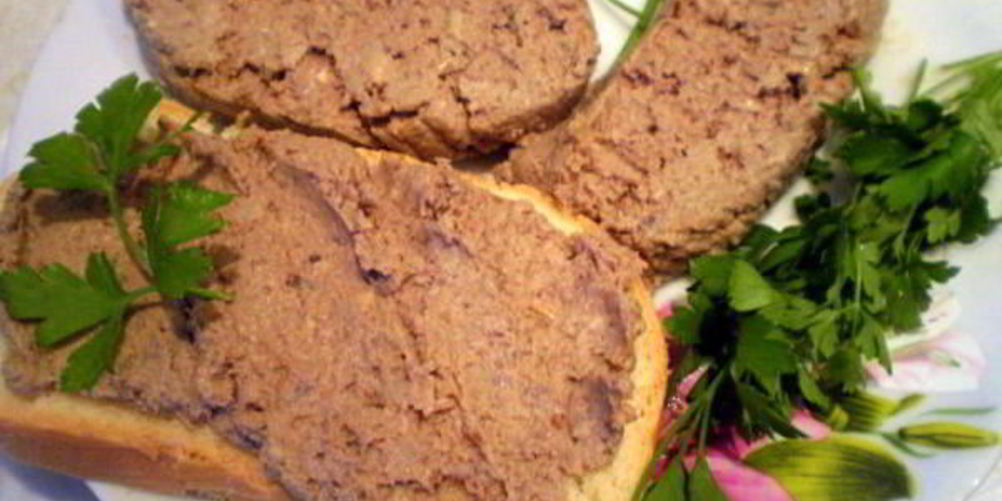 Рецепт печеночный паштет с яблоками