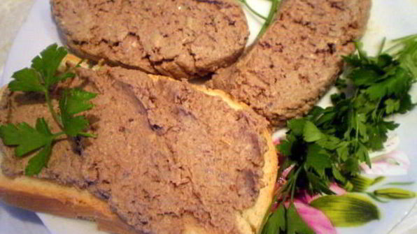 печеночный паштет с яблоками