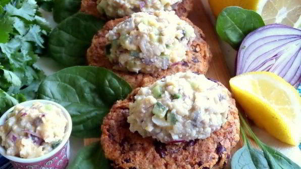 селедочный паштет на фасолевых котлетах