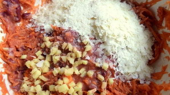 селедочный паштет на фасолевых котлетах