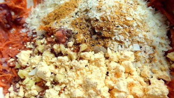 селедочный паштет на фасолевых котлетах