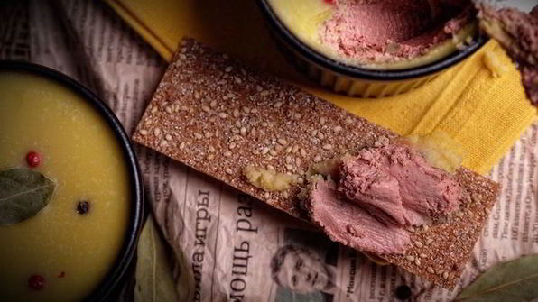 запеченный паштет из куриной печени