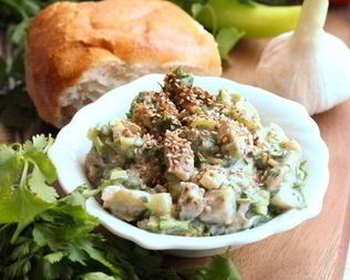 Патлыджан эзмеси — баклажановая закуска