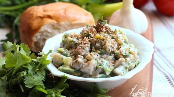 патлыджан эзмеси — баклажановая закуска