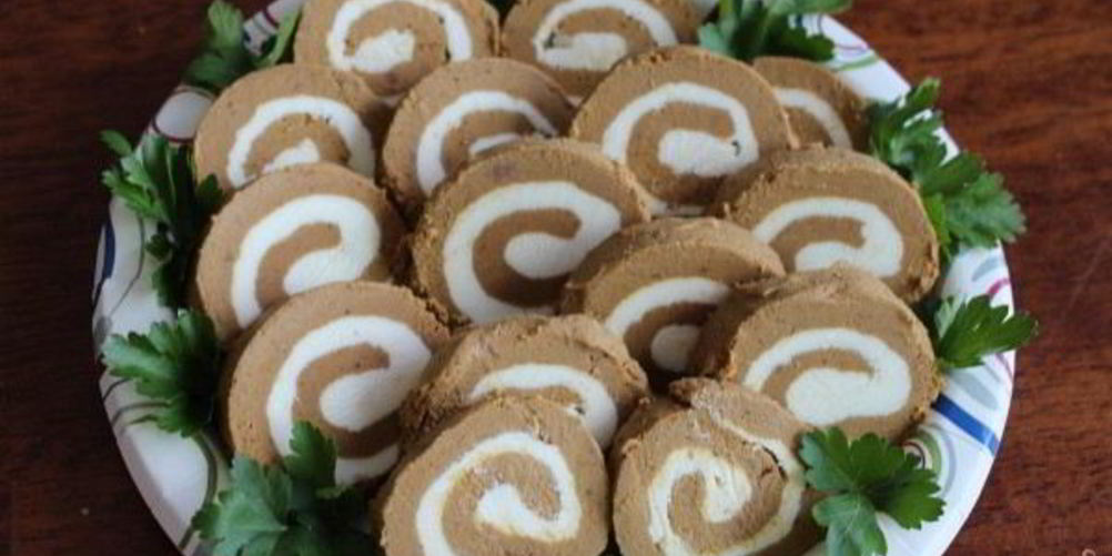 Рецепт печеночный рулет