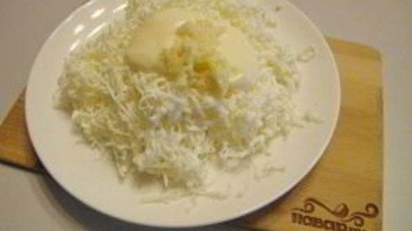 плавленый сыр с чесноком мандаринки