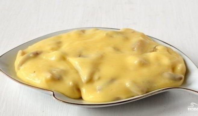 Плавленый сыр с грибами