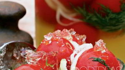 Помидоры в желе без стерилизации