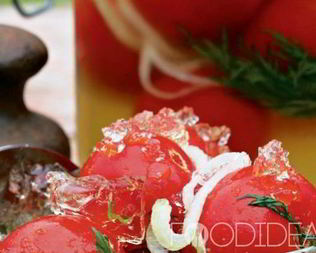 Помидоры в желе без стерилизации