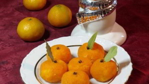 праздничная закуска мандаринки