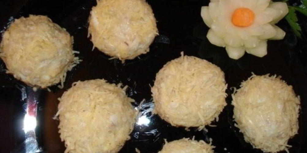 Рецепт рафаэлки с печенью трески