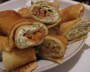 Блинные роллы