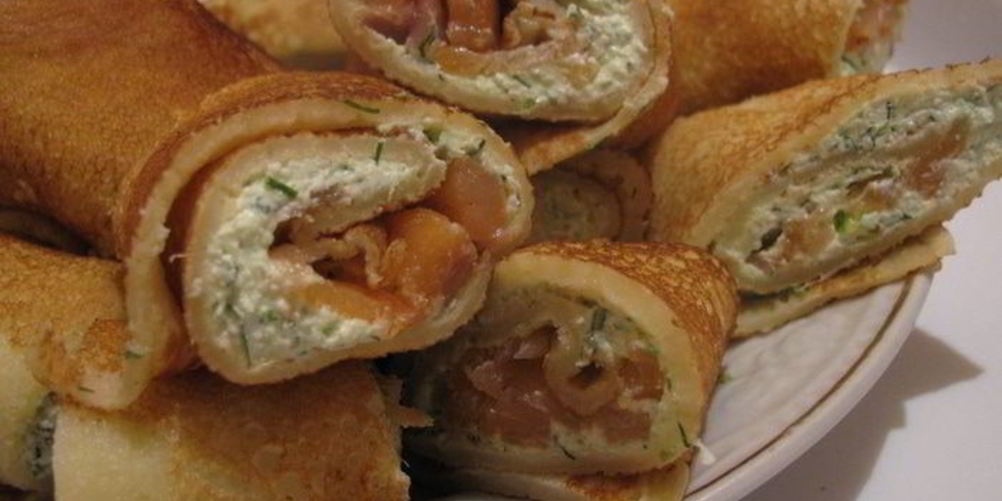 Рецепт блинные роллы