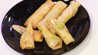Спринг-роллы с курицей