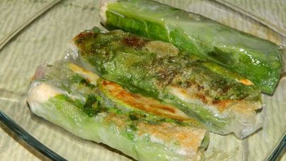 Спринг-роллы с семгой