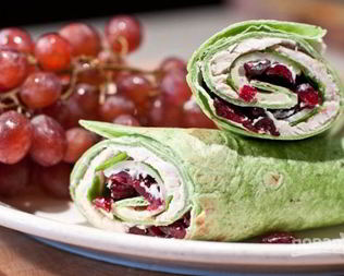 Быстрые рулетики с индейкой