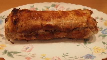Фаршированный мясной рулет