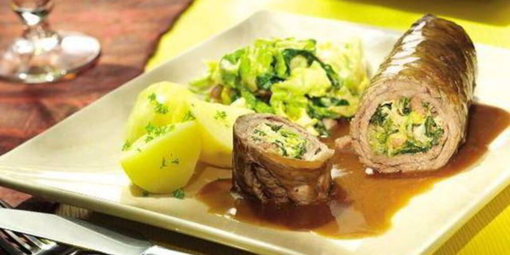 Рецепт говяжьи рулеты с савойской капустой