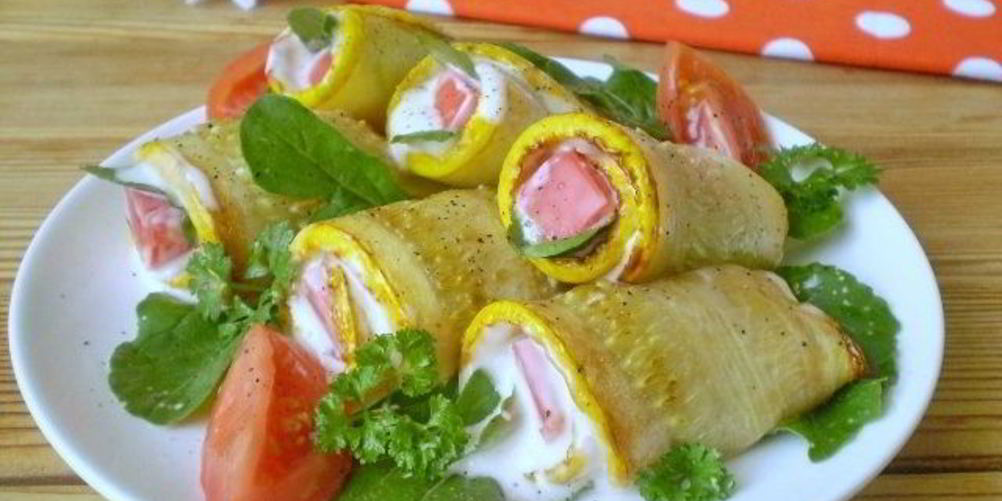 Рецепт кабачковые рулетики