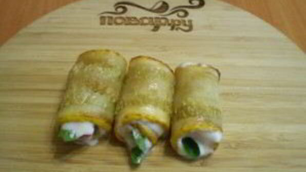 кабачковые рулетики