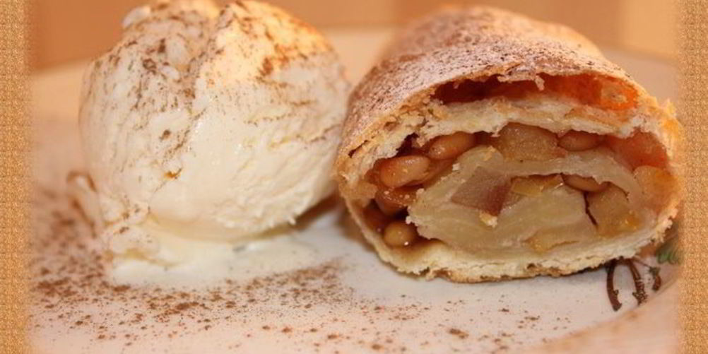 Рецепт коричный рулет с кедровыми орешками