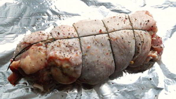 куриный рулет с орехами