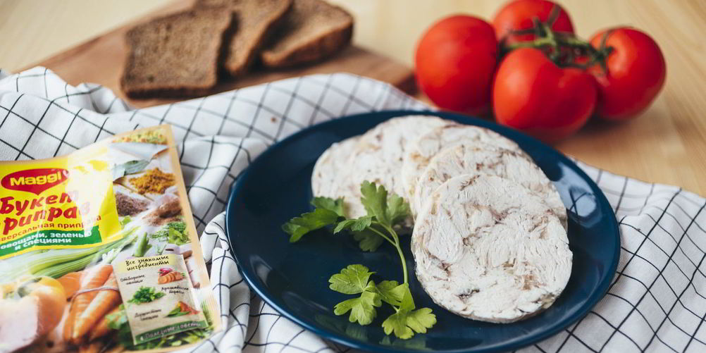 Рецепт куриный рулет в бутылке