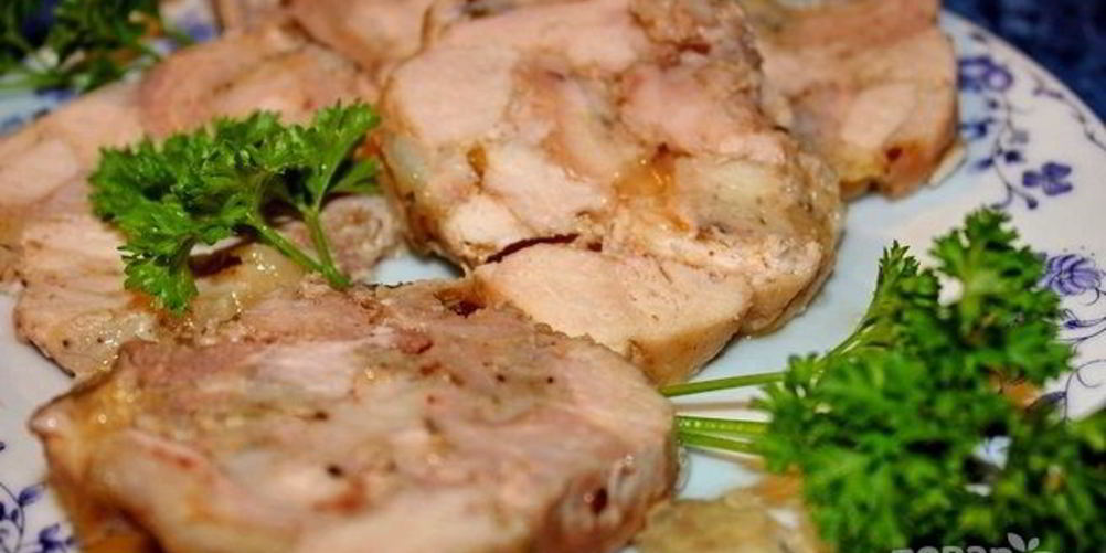 Рецепт куриный рулет в пакете из-под молока