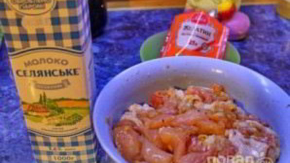 куриный рулет в пакете из-под молока