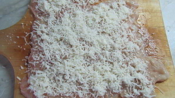 куриный рулетик гусеница