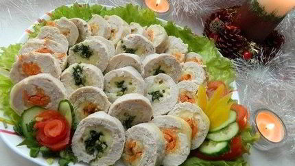 Куриные рулетики Ассорти с сыром