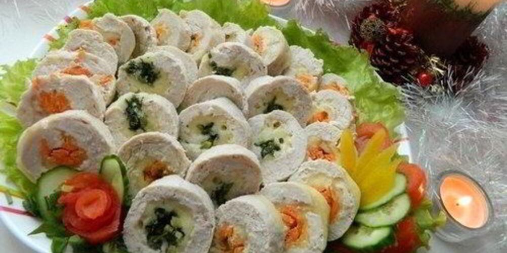 Рецепт куриные рулетики ассорти с сыром