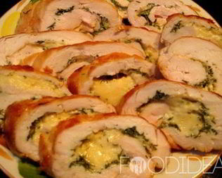 Куриные рулетики с сыром