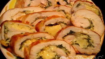 Куриные рулетики с сыром