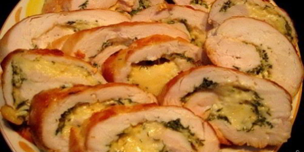 Рецепт куриные рулетики с сыром
