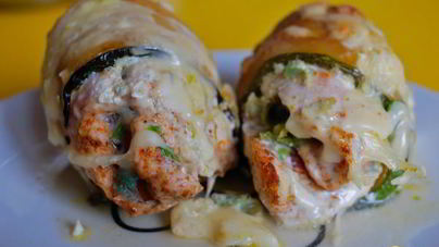 Куриные рулеты в сюртучках