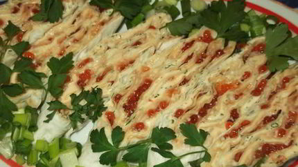 Мини-рулетики из лаваша