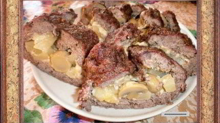 Мясной рулет К празднику