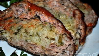 Мясной рулет с начинкой