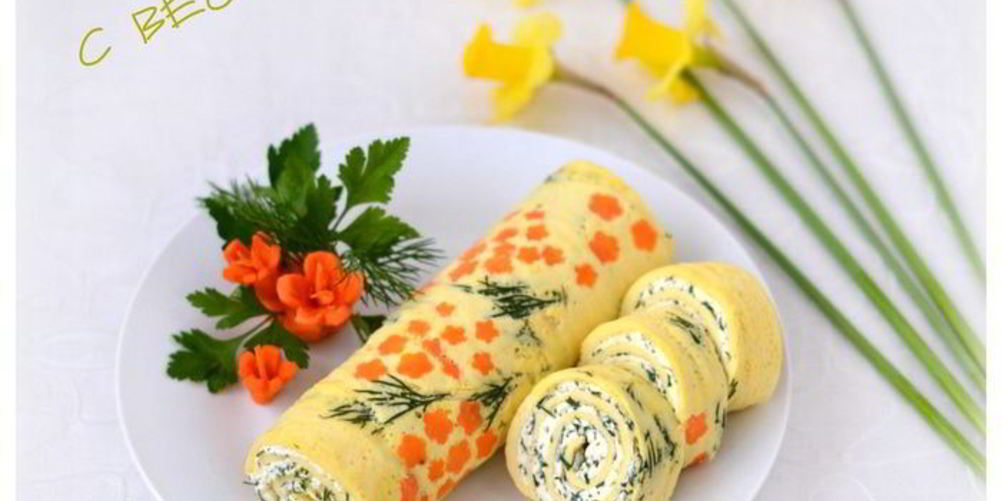 Рецепт нежнейший рулет краски весны