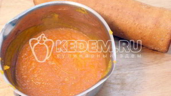 рулет для зомби с тыквой