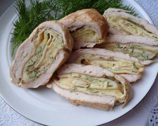 Рулет из куриного филе