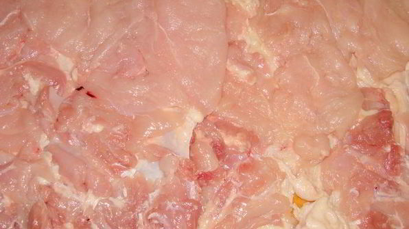 рулет из курицы с грибами, перцем и сыром