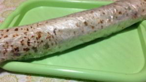 рулет из лаваша с салатом