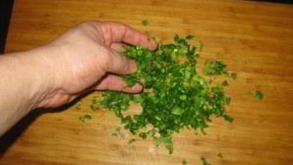 рулет из лаваша с зеленью