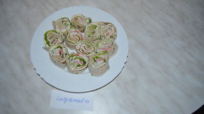 Рулет из лаваша