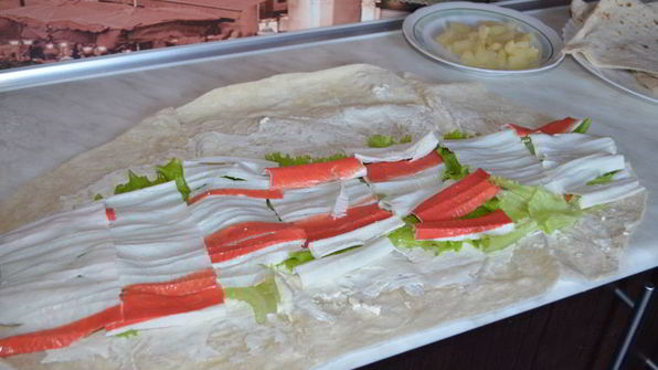 рулет из лаваша