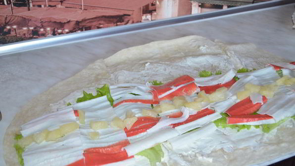 рулет из лаваша