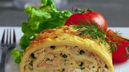 Рулет из омлета